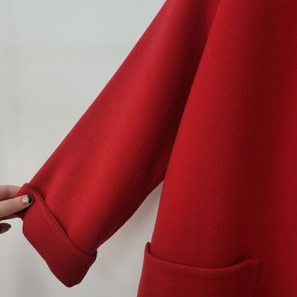 ❤️Vintage Adele Simpson ILGWU Red Coat - Picture 5 of 16